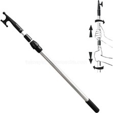 Shuivan Shuıvan Teleskobik Gönder Kancası 3 Kademeli Kakıç 125-300CM - Siyah