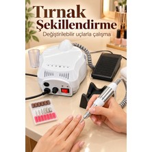 Marka Kolik Elektrikli Tırnak Törpüsü Hız Ayarlı Ayak Pedallı Set - Lisinya