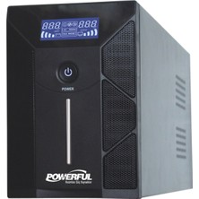 Powerful PLD-3000 3000VA 3KVA 1800W LCD Panel Line Interactive UPS Kesintisiz Güç Kaynağı