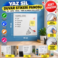 Marka Kolik Ders Çalışma Yazı Tahtası Manyetik Mıknatıslı Duvar Stickerı