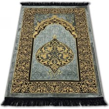 Rafta 65X112 cm Hafif Tafta Kumaş Namazlık Seccade - Gri Renk