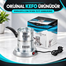 Kefo Galvaniz Elektrikli Ocak - Közmatik Paslanmaz Çelik Malzeme ile Hızlı Kömür Yakma