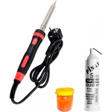 Winnboss 60W Profesyonel Lehim Makinesi Kalem Havya 1 Adet Leyim Teli ve Pasta ile Yüksek Performans