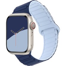 Marka Kolik Apple Watch Ultra 49 mm Armor Manyetik Kordon - Açık Mavi