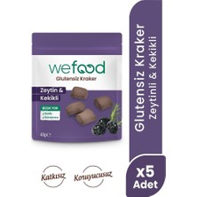TeknoKapsül Wefood Glutensiz Zeytinli & Kekikli Kraker 40 G 5'li