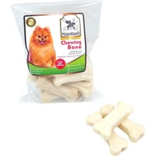 TemmuzX Köpekler Için Sütlü Ödül Kemiği 12 Adet 7 cm