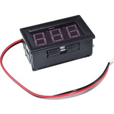 TemmuzX 0.56' Ac 70-500V Dijital Kırmızı Voltmetre Iki Telli Panel Tip
