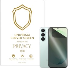 TemmuzX Samsung S26 Fe ile Uyumlu Privacy Gizlilik Filtreli Hayalet Nano Ekran KORUYUCU-EKM110