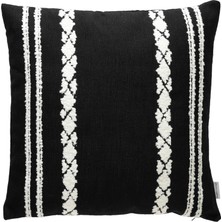 TemmuzX Ava Fancy Kırlent Siyah 50X50 cm