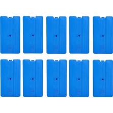 TemmuzX Buz Aküsü Buz Kasedi Ice Box 10NANLU Set 370 ml x 10, Ankanorm, Mavi
