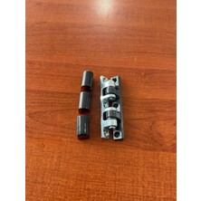 TemmuzX 90 mm Kapı Menteşesi, Antrasit Gri Renk, Metal