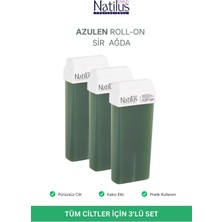 Natilus Roll-On Sir Ağda 100ML Azulen 3'lü Set | Tüm Cilt Tipleri