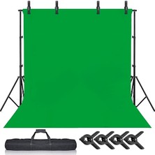 Ada Greenbox Chromakey Green Screen Greenbox Yeşil Fon Perde2 x 3 m + Fon Standı