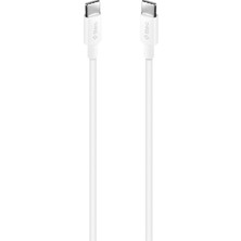 ttec USB-C - USB-C 120 cm Data ve Şarj Kablosu Beyaz 60W PD/QC Hızlı Şarj Özellikli Universal Uyumlu