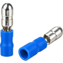 Powermaster PM-39062 1,5-2,5mm2 Kesit 21,5X4X5,5MM Soket Mavi Izoleli Kablo Pabucu (300'LÜ Paket)