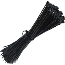 Çet-San 3,6×300 mm Siyah Kablo Bağı 30 cm 100 Adet Plastik Kablo Kelepçesi