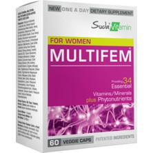 Suda Vitamin Multifem For Women Multivitamin 60 Bitkisel Kapsül
