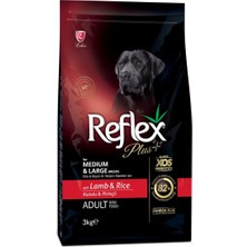 Reflex Orta Büyük Irk Kuzu Yetişkin Köpek Maması 3 kg