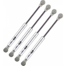 Peramics Std Gazlı Dolap Amortisörü 27 cm Metal Gövde Kolay Kurulum 4 Parça Gümüş Renk