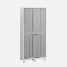 Belirtilmemiş Evinizin Atölyesi Bahçe Dolabı, Balkon Dolabı Plastik Dolap 78X46X182CM