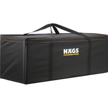 Haegs Bahçe Mobilya Yastığı, Minderi Saklama Çantası Hurç, Yatak, Yorgan, Yastık Organizer, Düzenleyici, Depolama Hurcu, Çantası, Büyük Boy - 275 Lt Siyah