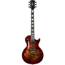 Gibson Custom Les Paul Axcess Custom Figured Top Elektro Gitar (Bengal Burst)