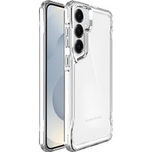Teknoft S25 Için Crystal Armor Serisi Şok Emici Yumuşak Silikon Kenar Arkası Ser