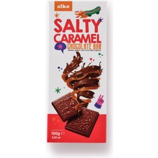 Alko Şekerleme Karamel Aromalı Tuzlu Sütlü Tablet Çikolata 100 gr