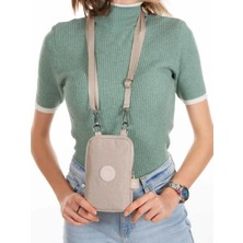 Sannora Bags Unisex Su Geçirmez Krinkıl Mini Telefon Cüzdan ve Pasaport Boyun Askılı Çapraz Omuz Çanta.