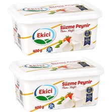TeknoKapsül Ekici Süzme Peynir, Tam Yağlı, 400G, 2'li Paket