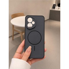 TemmuzX Honor 400 Ile Uyumlu Mat Yüzey Kamera Korumalı Darbe Emici Şok Önleyici Kaymaz Tuş Korumalı Silikon Telefon Kılıfı Arka Kapak - Siyah