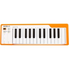 TemmuzX Microlab 25 Tuş Slimkey Micro Keyboard, Turuncu