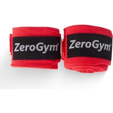 TemmuzX Gym Boks Bandajı, Muay Thai Kickbox Bandajı, Çift, 2m Kırmızı