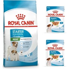 TemmuzX Mini Starter Yavru Köpek Maması 4 kg + 2 Adet Mini Puppy Yaş Mama 85 G