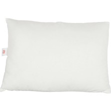 TemmuzX Taç Comfort Düz Dış KUMAŞ:%100 Pamuk, Iç Dolgu: Boncuk Elyaf Yastık, Beyaz, 50X70 cm