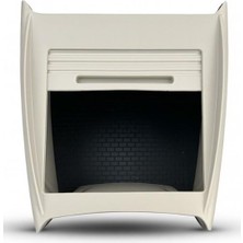TemmuzX Togg T10X Organizer Ön Konsol Ara Saklama Kutusu (Bej)