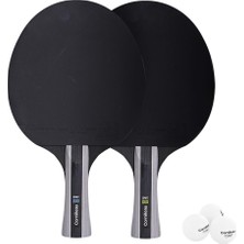 TemmuzX Sport Pack Duo Ittf Onaylı Masa Tenisi 2 Raket + 3 Top Set