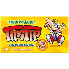 TeknoKapsül Tipitip Karışık Meyve ve Mentol Aromalı Sakız 27G - 12 Adet