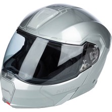 Klim Gt-1 Expedition Çene Açılır Motosiklet Kaskı Gümüş