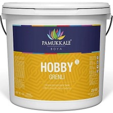 Pamukkale Hobby Grenli Dış Cephe Boyası 25 kg Açık Krem