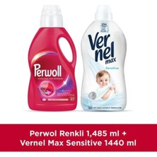 Vernel Max Sensitive 1,44L + Perwoll Renkli 1,485