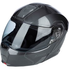 Klim Gt-1 Expedition Çene Açılır Motosiklet Kaskı Metalik Siyah