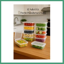 S'82 12?li Derin Dondurucu Saklama Kabı & Organizeri 1 Lt 12,5X19,5X5,5 cm BZS82