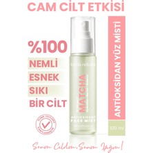 Bade Natural Matcha Antioksidan Cam Cilt (Glass Skin) Yoğun Nemlendirici ve Ferahlatıcı Yüz Spreyi 100 ml