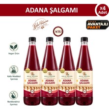 Bala Hatun Adana Şalgamı 1 Lt Acılı - Doğal Fermantasyon (4'lü)