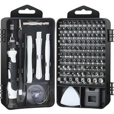Master 117 Parça Profesyonel Tornavida Seti Çelik Malzeme ile Dayanıklı Yapı ve Ek Özellikler