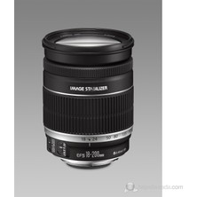 Canon EF-S 18-200mm f/3.5-5.6 IS Tele Zoom Lens Canon Uyumluluğu ile Yüksek Performans