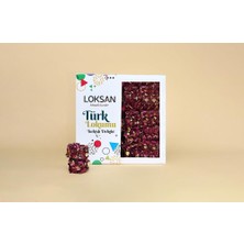 TeknoKapsül Gül Yaprağı Kaplamalı Nar Aromalı Antep Fıstıklı Lokum 300 gr (Fıstık Rüyası)