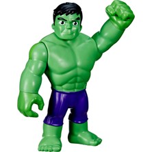 Rafta Marvel Spidey And His Amazing Friends 22,5 cm Uzunluğunda Büyük Boy Hulk Aksiyon Figürü, Okul Öncesi