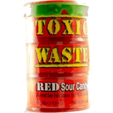 TeknoKapsül Toxic Waste Red Ekşi Şeker 42GR (Kırmızı)